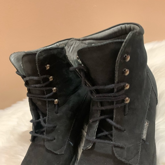 Mephisto Women’s Black Suede Ankle Boots Size 7 - Picture 4 of 11
